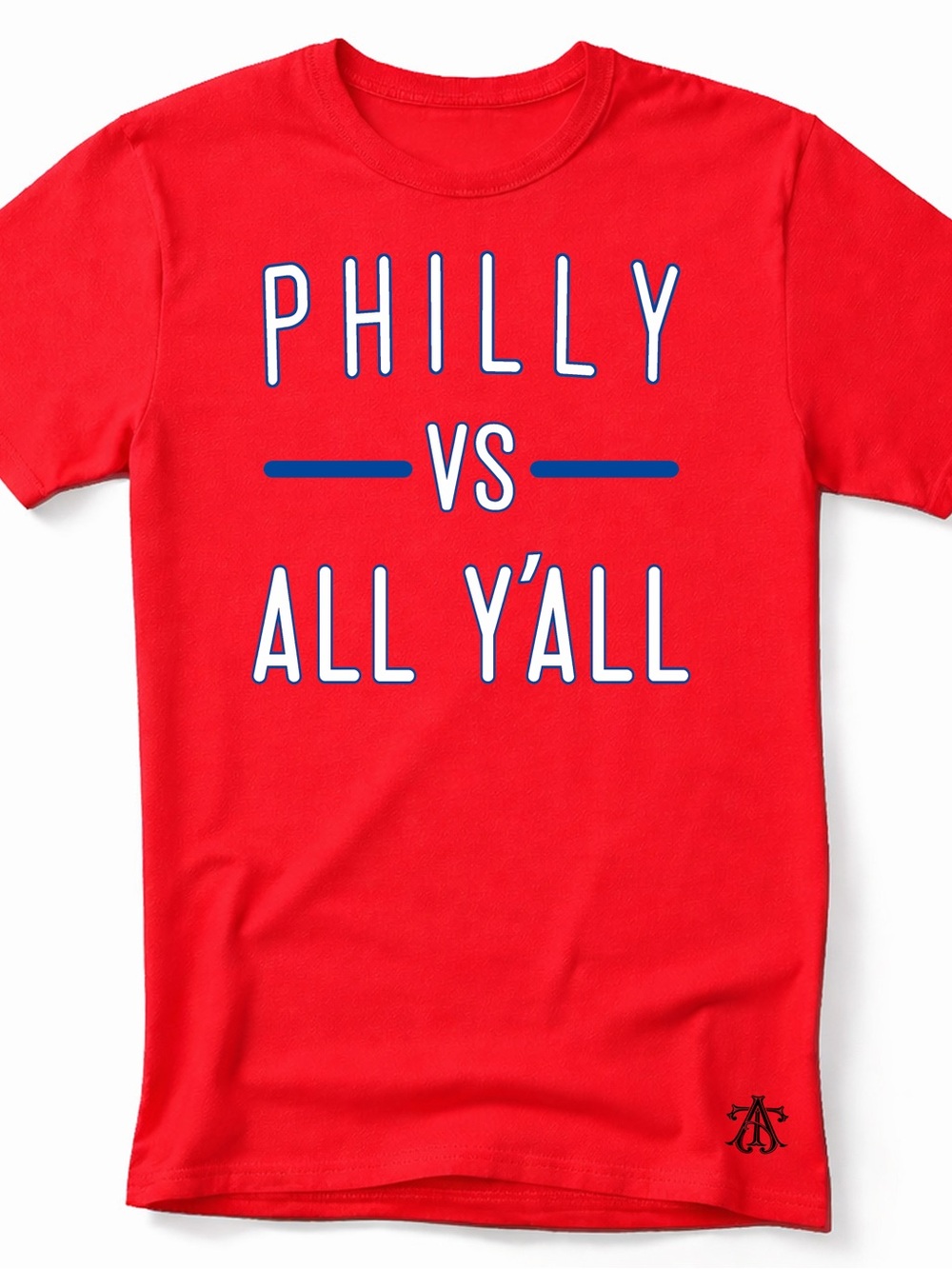 Kids Philly Vs All Y'all Graphic Tee - Red